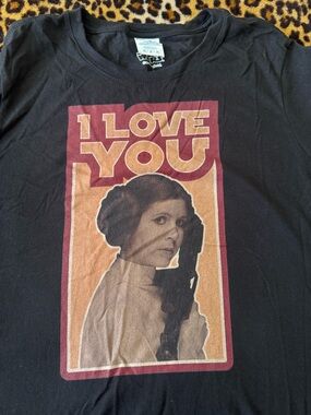Star Wars 'I Love You' Black Graphic Tee